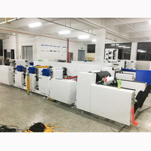 RTRY-620 3 color aluminum foil flexographic Printing press plastic pvc pp pe inline flexography printing machine with 3uv